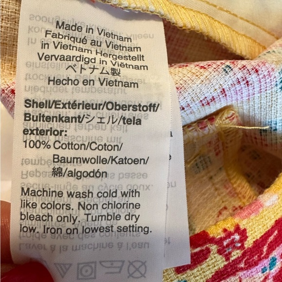 J Crew Shorts Womens Sz 2 Floral Cotton Red Green Yellow Pink Multicolor (e5 - Picture 8 of 10